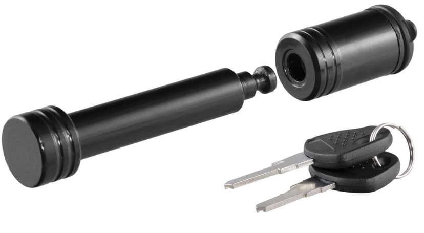 Motomaster Hitch Recevier Lock 5/8-in and 1/2-in Pins, Black