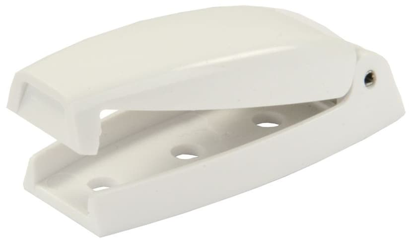 JR Products RV Baggage Door Catch, Bullet, White, 2-pk