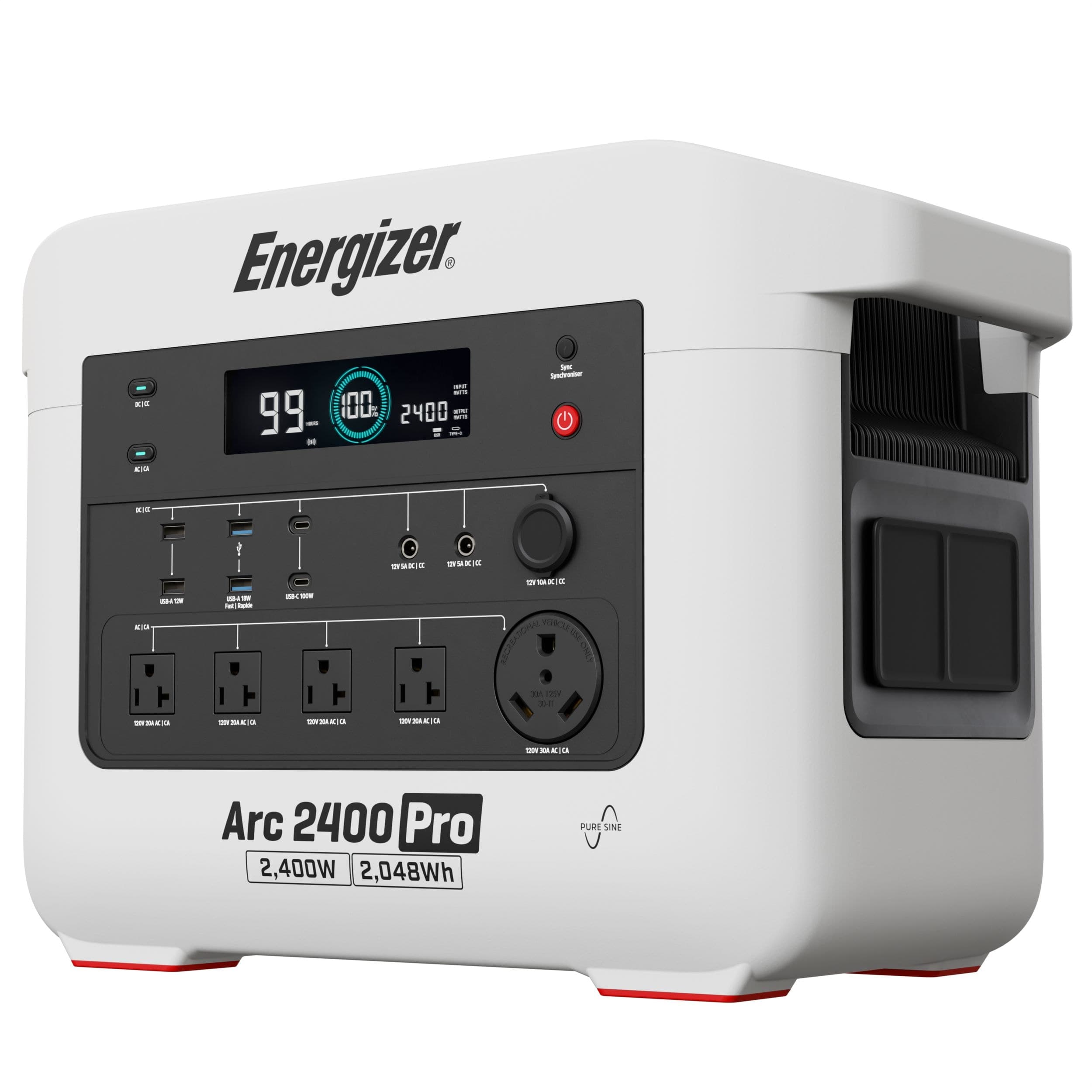 Energizer ARC 2400 Pro Power Station with LFP Battery and Fast Charging