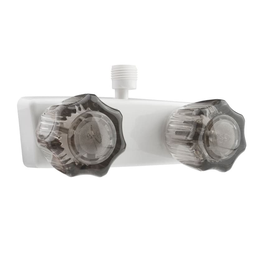 Dura Faucet DF-SA100S-WT-CA Plastic RV Shower Faucet Valve, White