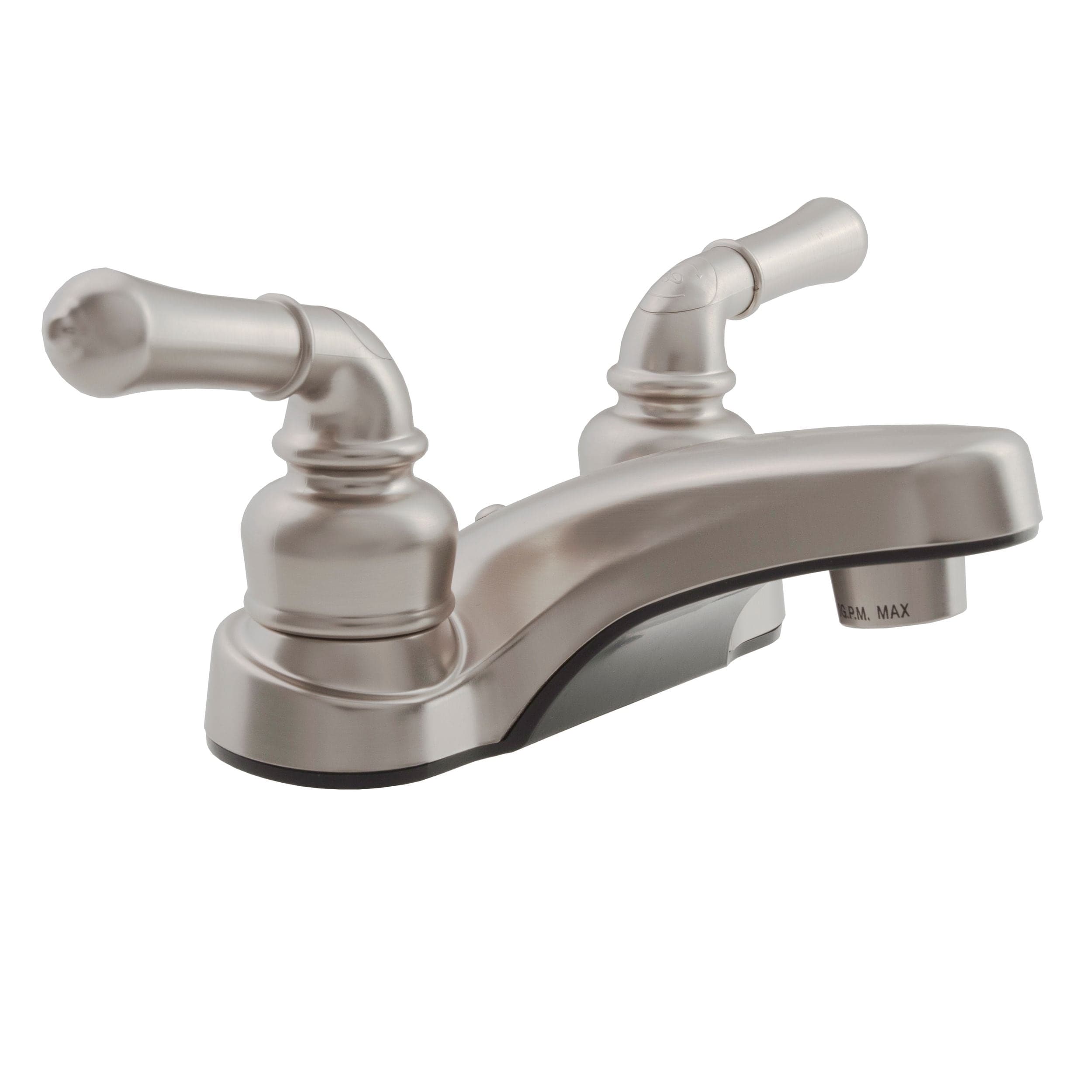 Dura Faucet DF-PL700C-SN-CA Plastic RV Bathroom Faucet, Satin Nickle