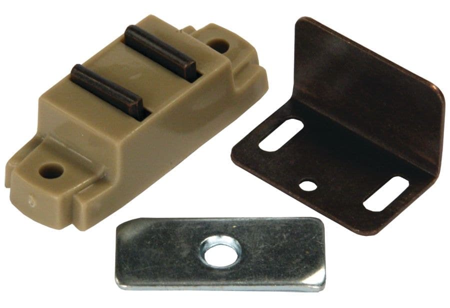 JR Products 70275 Surface Mount Magnetic Cabinet Door Catch, Screws Included