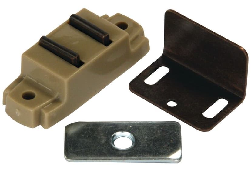 JR Products 70275 Surface Mount Magnetic Cabinet Door Catch, Screws Included