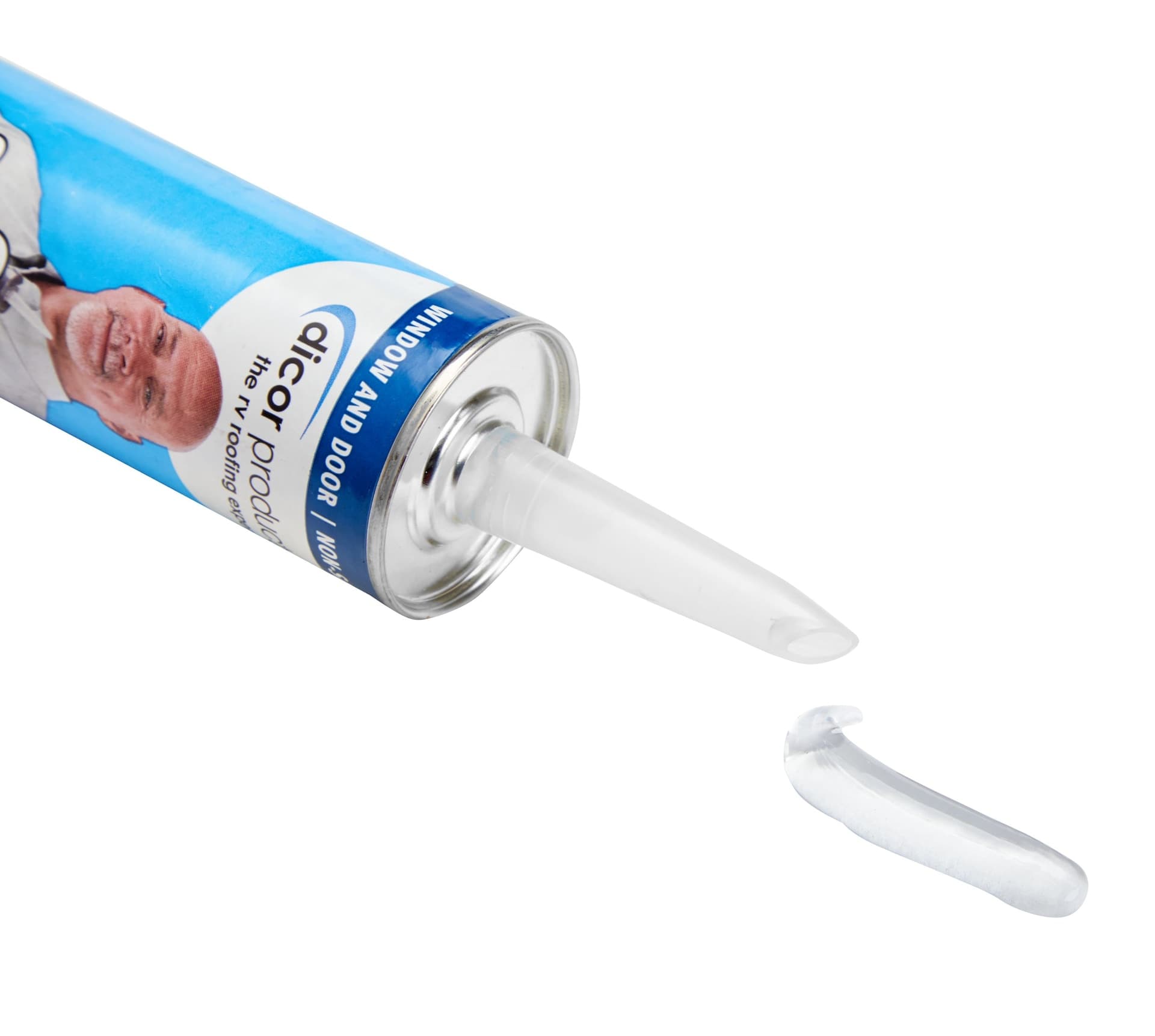 Dicor Clear Sealant Tube for Vertical Fixtures, UV & Water-Resistant