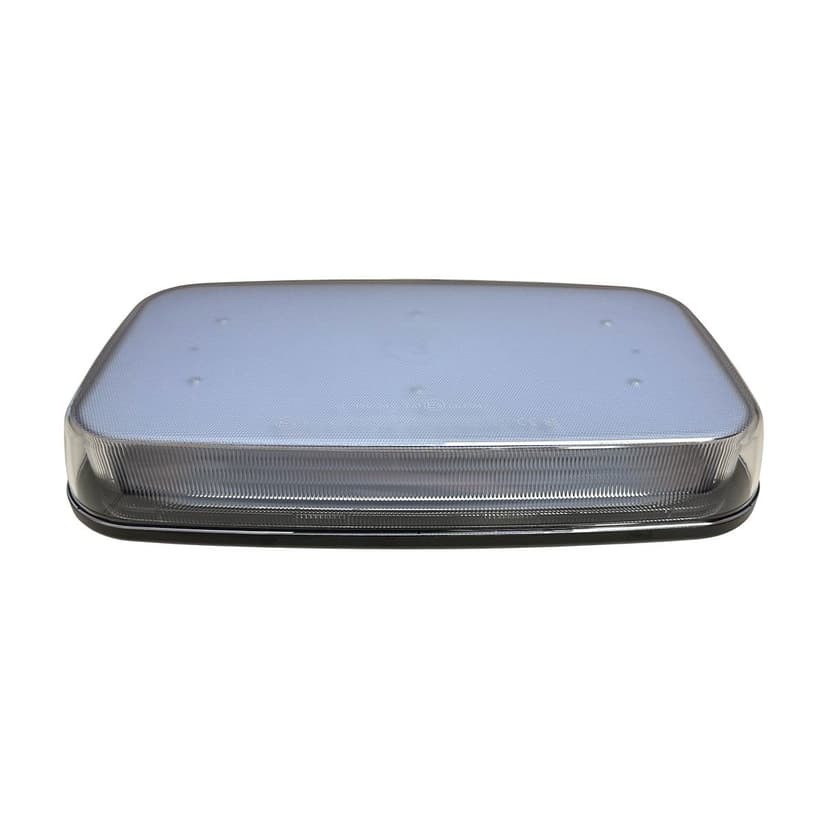 Unibond 10.5-in Amber LED Warning Light Bar with Milky Lens