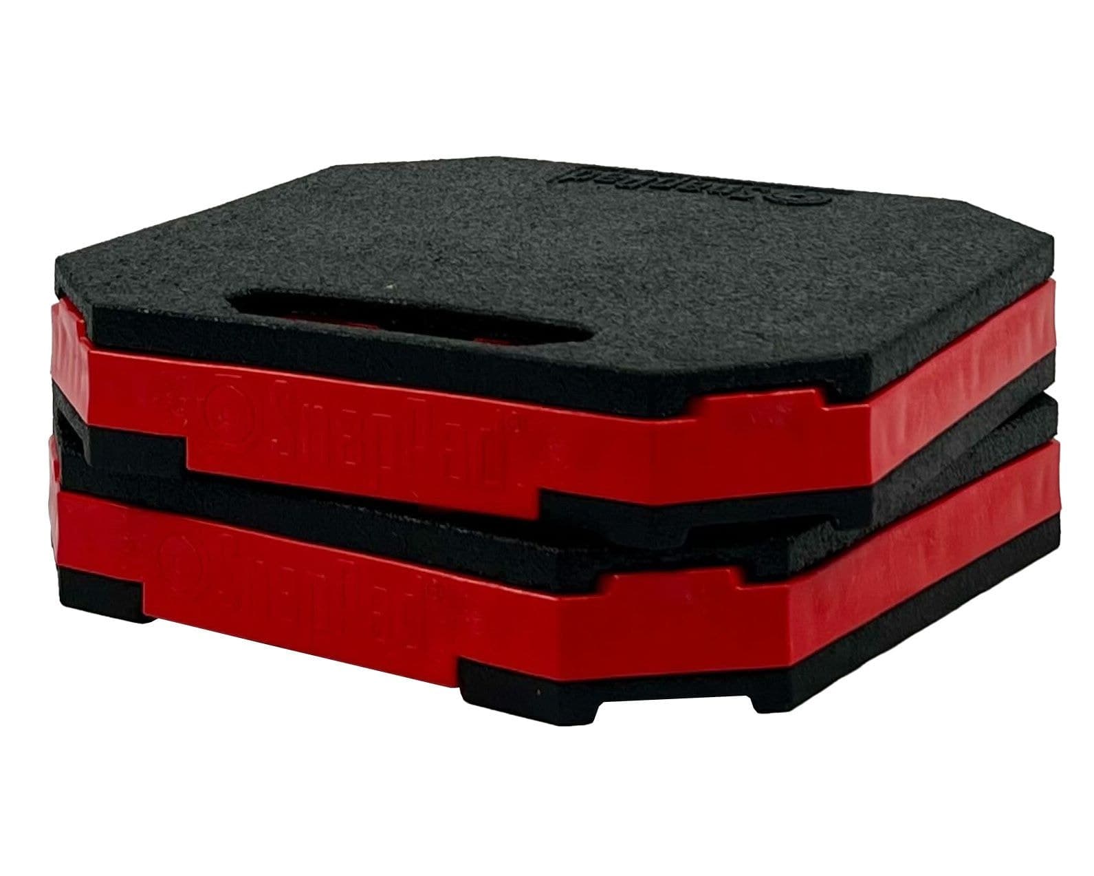 SnapPad StakPad RV Stacker Leveling Block/Jack Pad for Drive-On, Red/Black