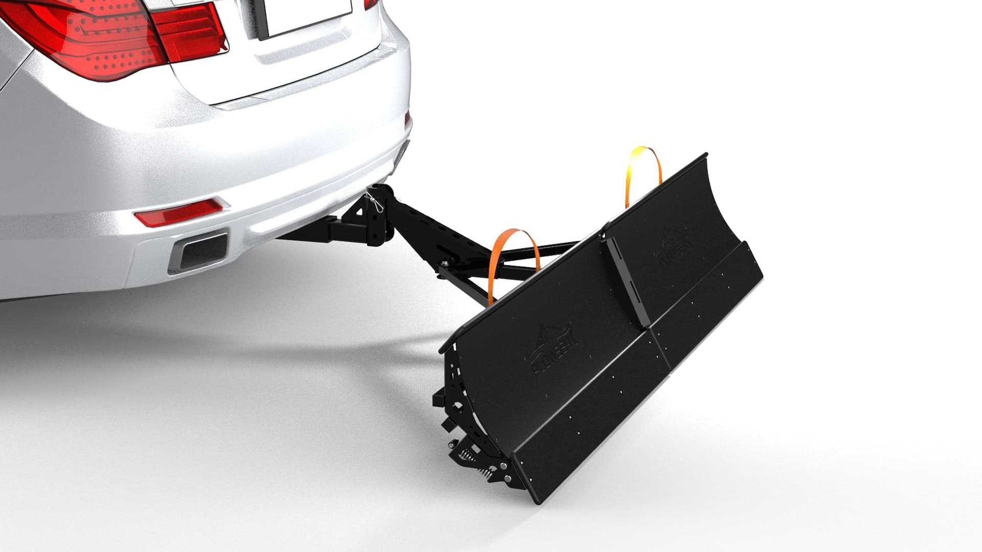 Plowser 62-lb Fold-Up Black Hitch-Mounted Personal/Residential Snowplow
