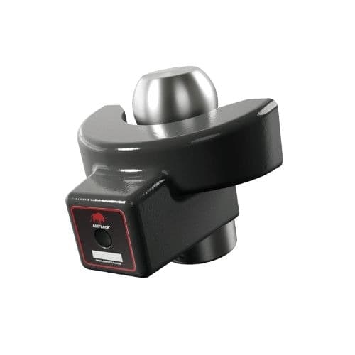 AMP Lock 2-in Trailer Coupler Lock for Flat Lip Style RVs/Boats/Cargo Trailers