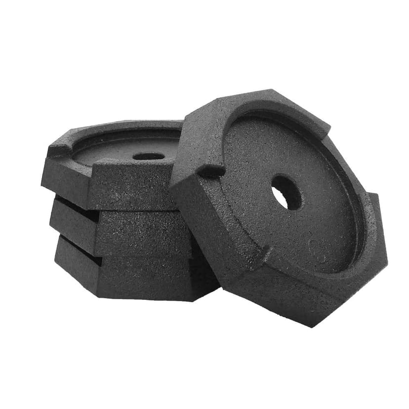 SnapPad HI8SP4 HiWay Round Levelling Jack Pads, 8-in, 4-pk