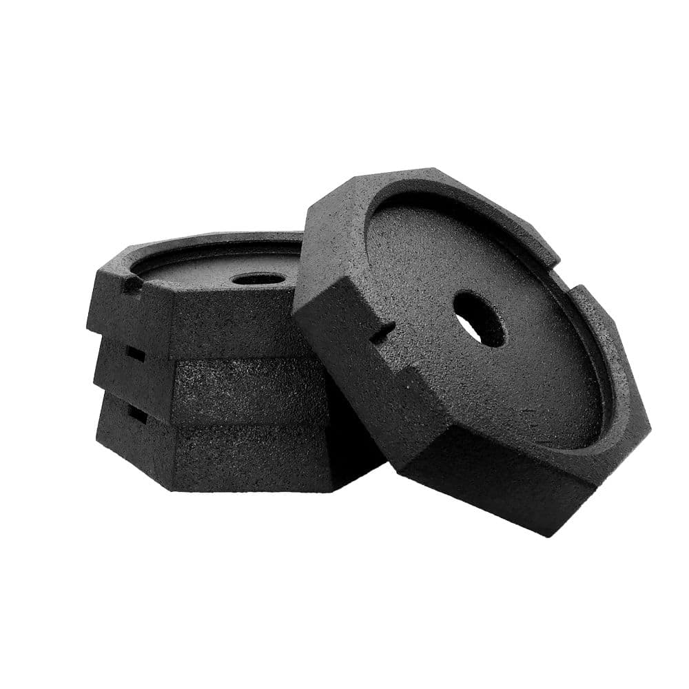 SnapPad HI10SP4 HiWay Round Levelling Jack Pads, 10-in, 4-pk