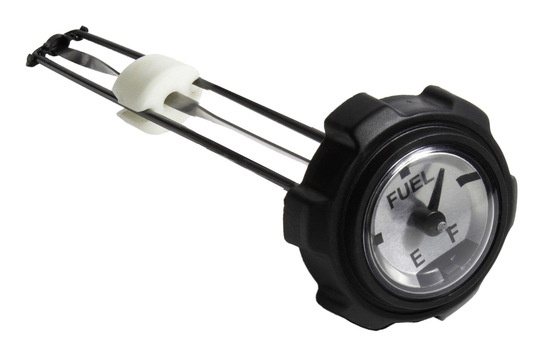 Raider 22621 Snowmobile Screw on Gas Fuel Cap with Gauge, Black, 9-in