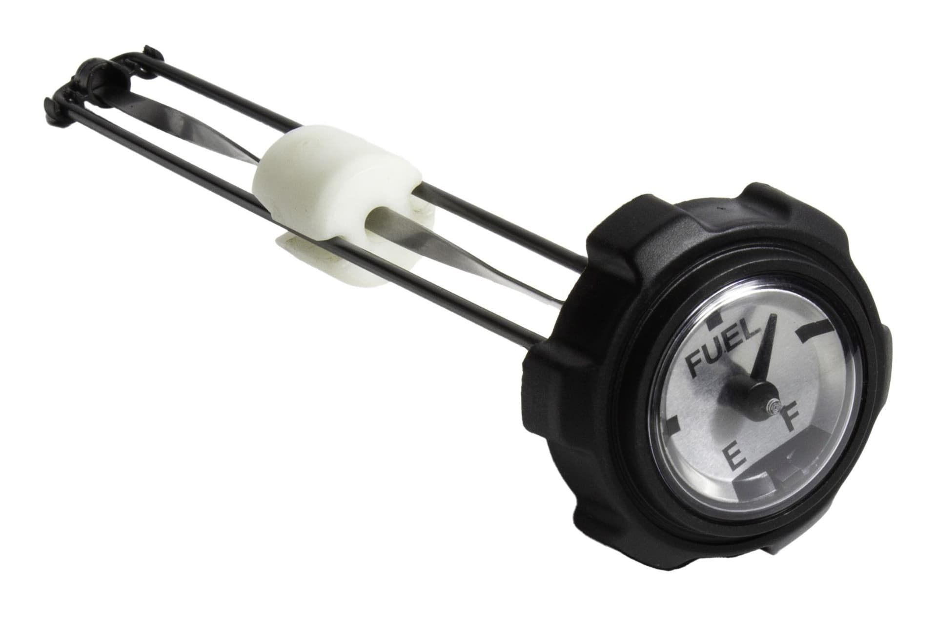 Raider 22622 Snowmobile Screw on Gas Fuel Cap with Gauge, Black, 12.5-in