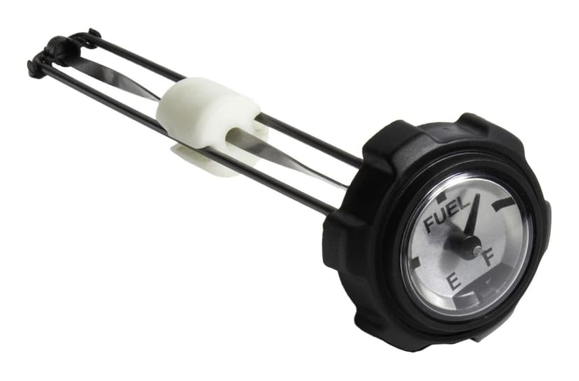Raider 22622 Snowmobile Screw on Gas Fuel Cap with Gauge, Black, 12.5-in