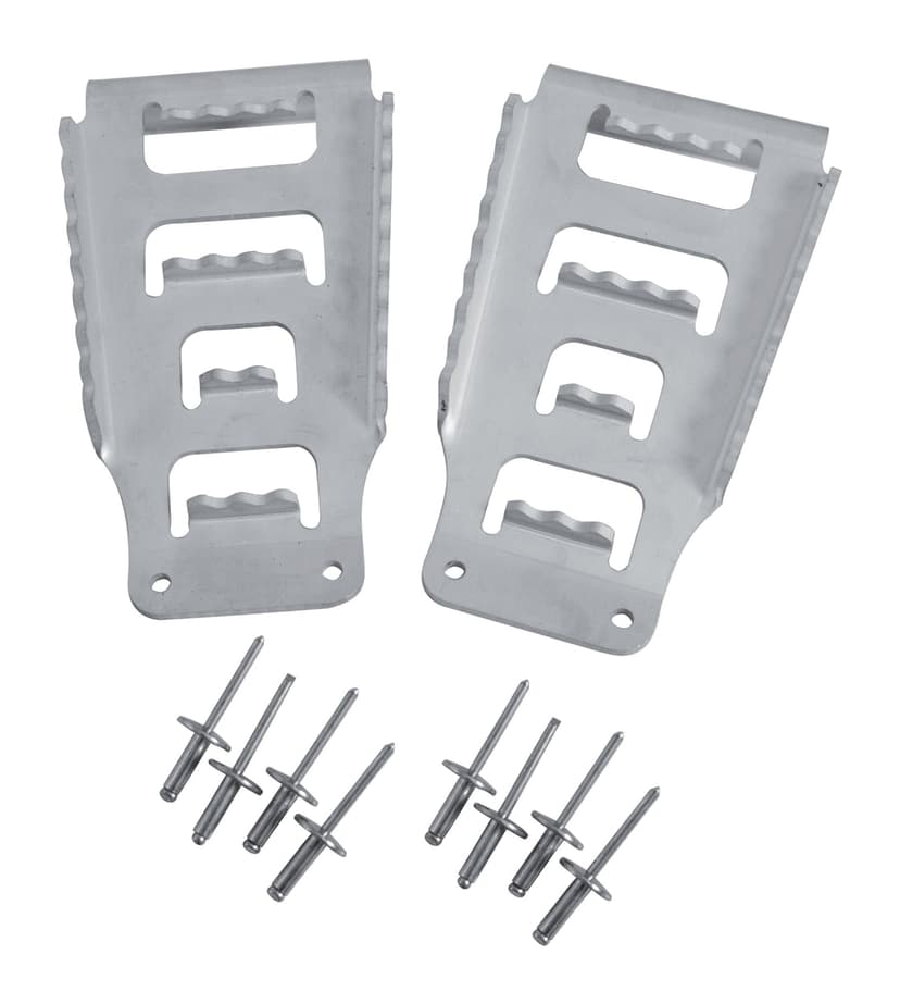 Kimpex Snowmobile Passenger Footrest Kit, Silver