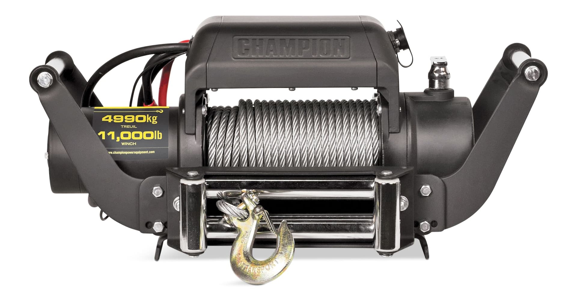 Champion Power Equipment Winch Kit with Speed Mount, 11,000-lb
