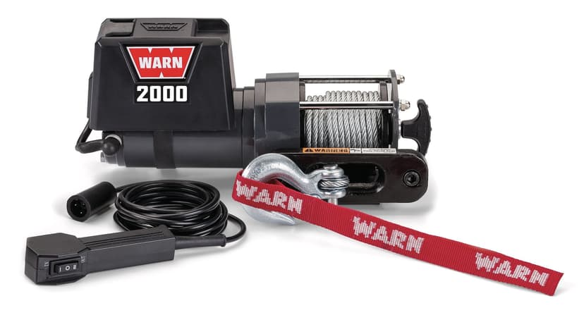 Warn DC Electric Winch, 12V, 2,000-lb