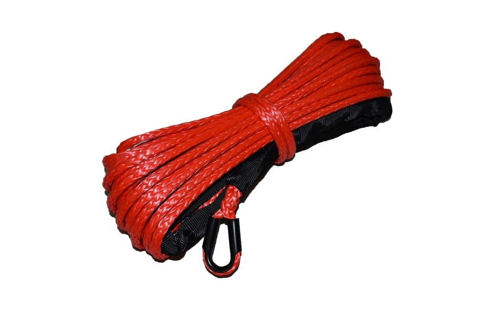 MotoMaster Synthetic Winch Rope, Red