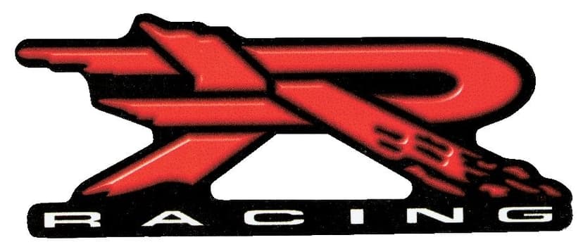 R-Racing Decal, 6 x 8-in, Red