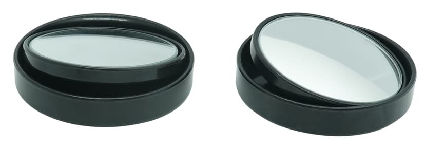 Holly Mirrors Convex Adjustable Vehicle Mirror with Wide View Angle, 2-in, 2-pk