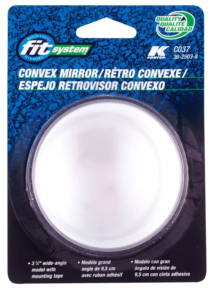 K Source Round Blind Spot Mirrors, 3-3/4-in, 2-pk