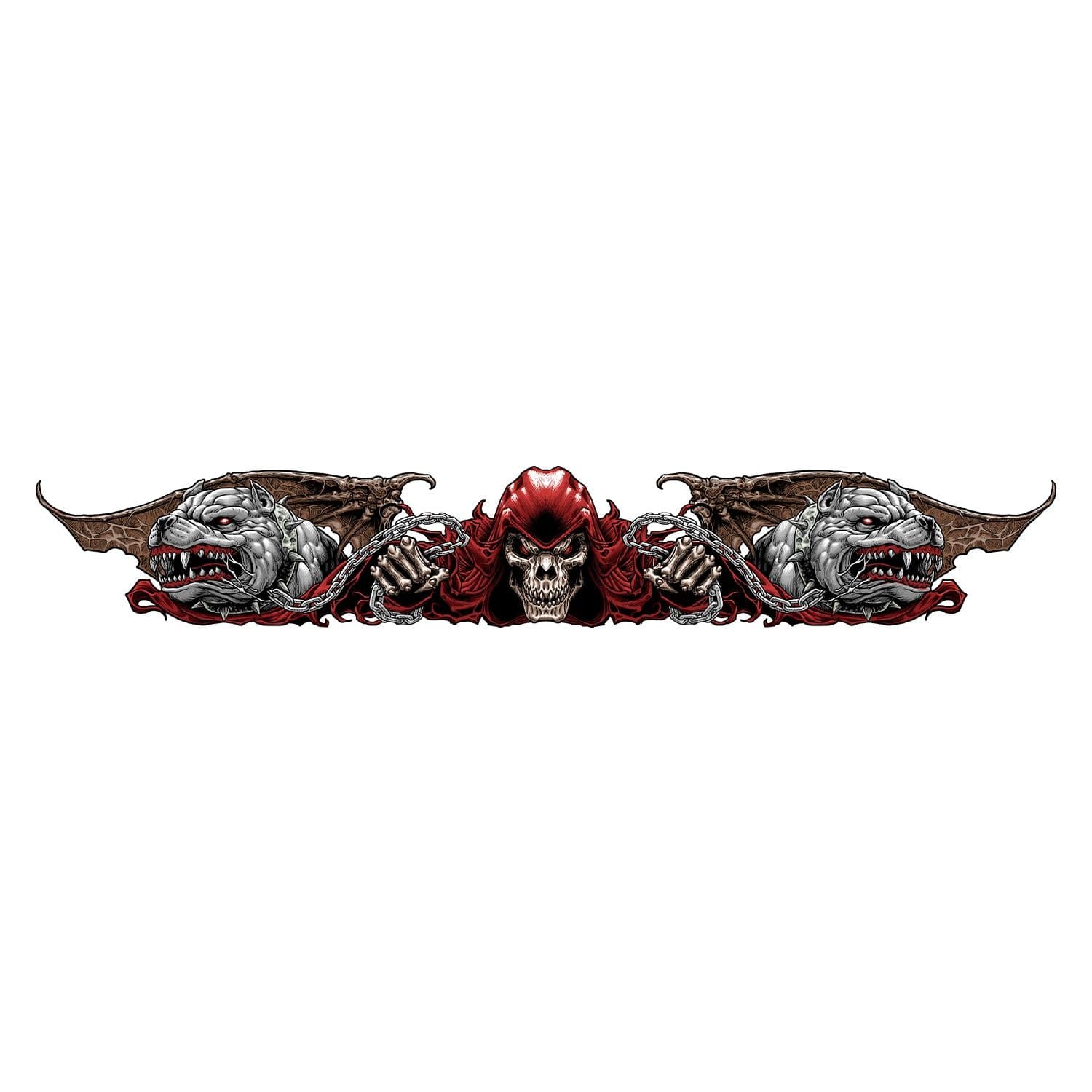 Lethal Threat Repear Pitbull Decal