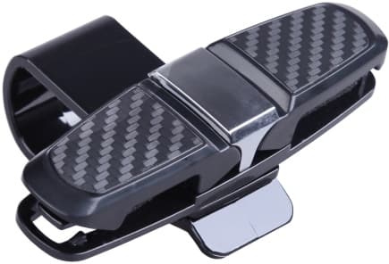 AutoTrends Carbon Fibre Glasses Clip, 2-pk