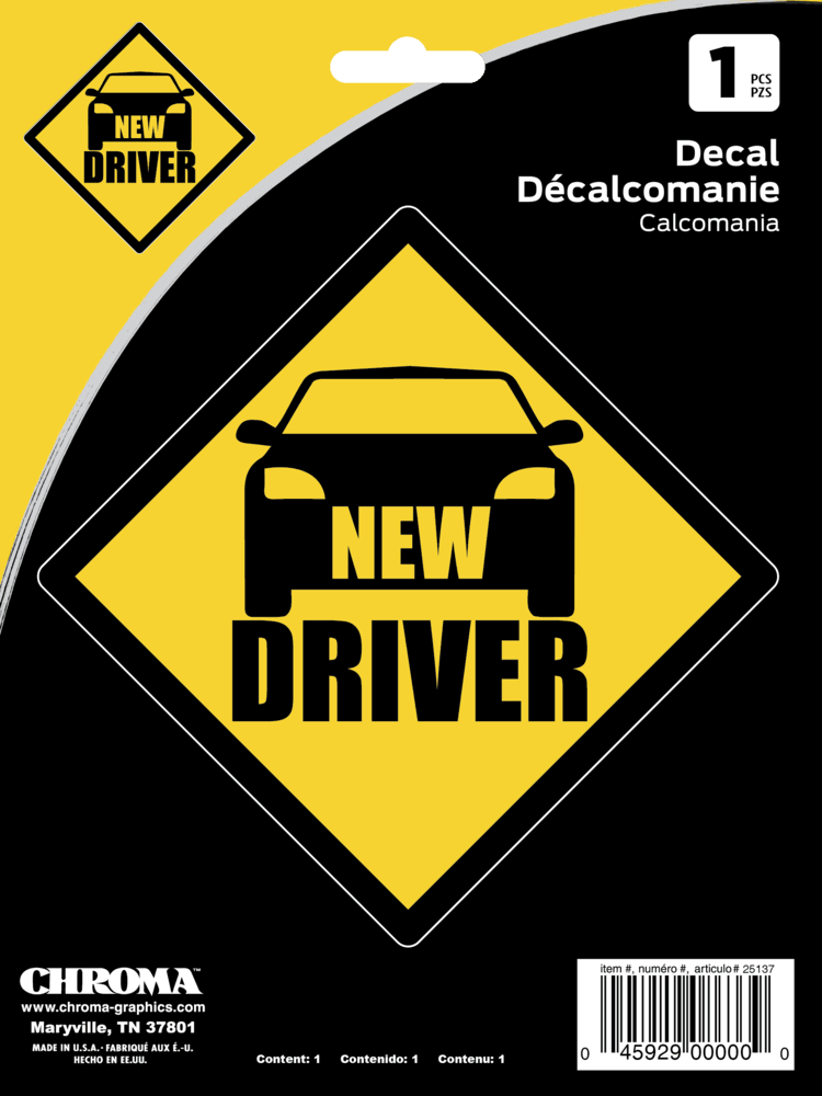 Chroma New Driver Window Decal