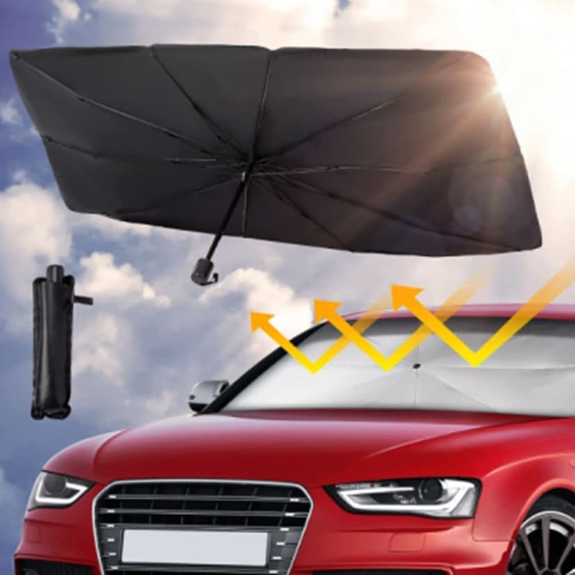 AutoTrends Windshield UV Protection Umbrella Sunshade