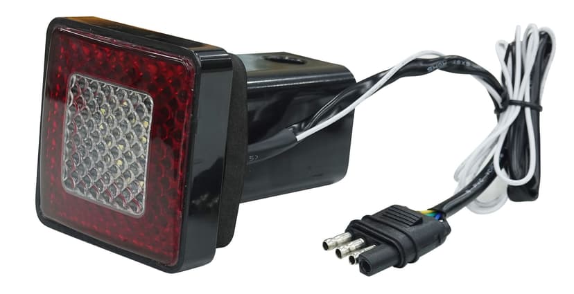 Trailer Hitch Cover Dust-Resistant LED Light