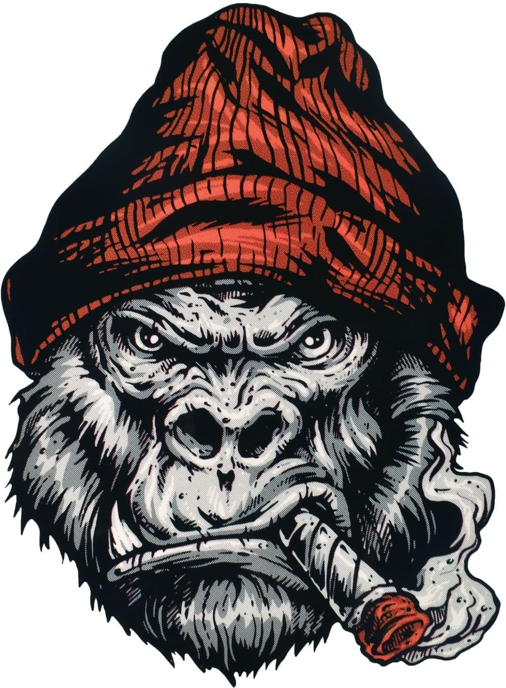 Lethal Threat Attitude Gorilla Decal, 5.6 x 5.6-in
