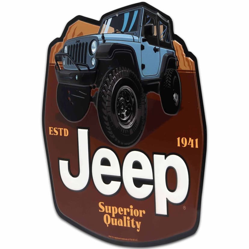 Jeep Metal Sign