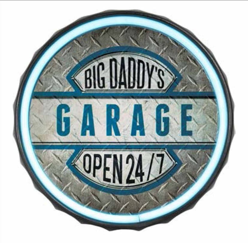 Big Dad Garage LED Sign