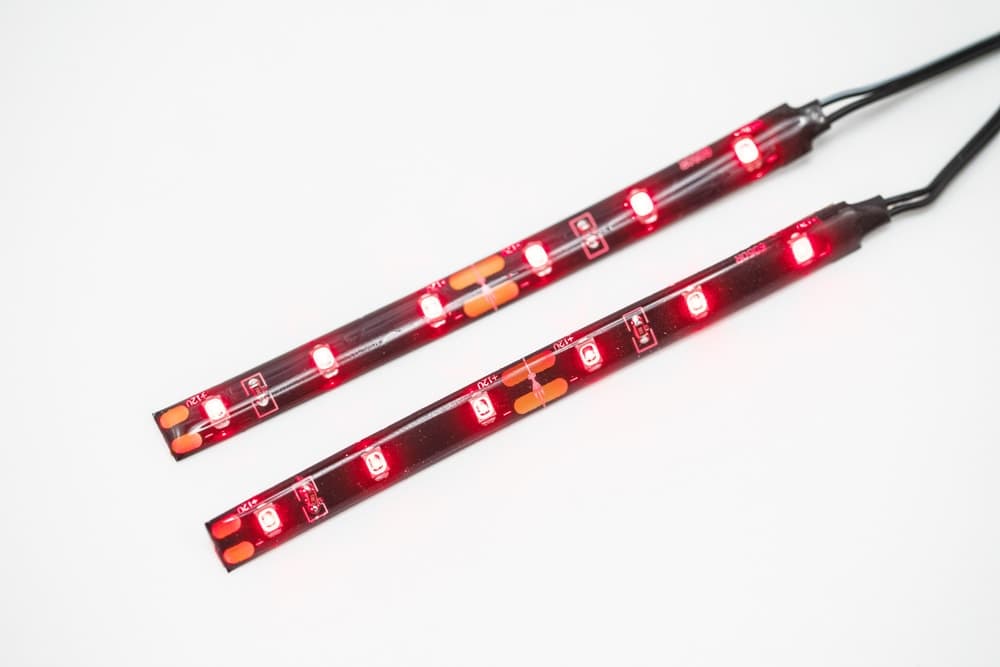 Stallion Flex LED Strip Light, Red, 8-in
