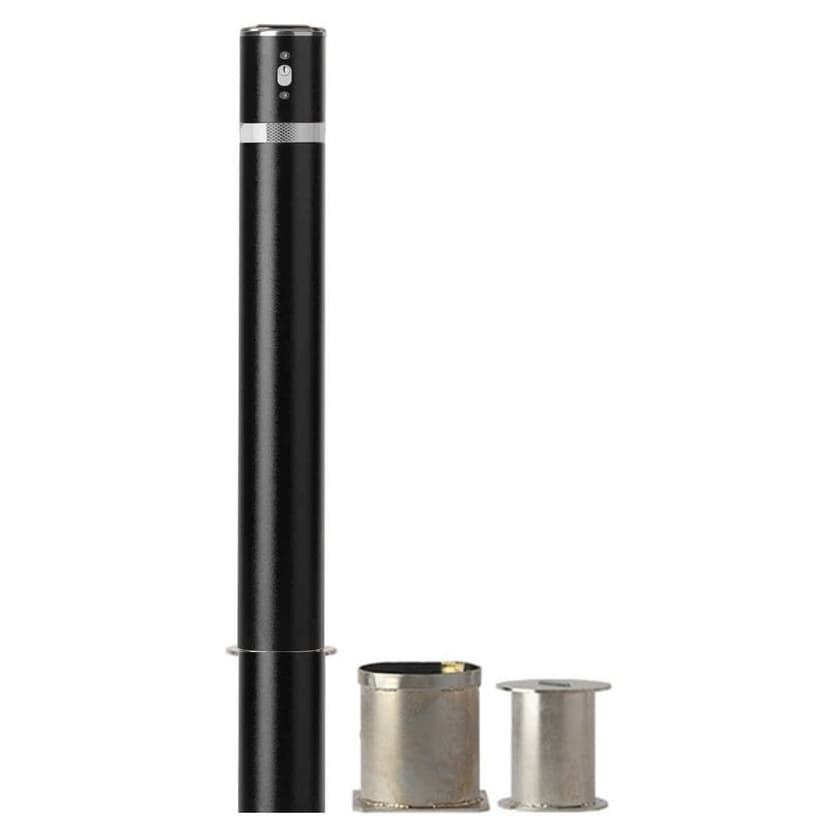 Annt Black Powder Coated Removeable Driveway Bollard
