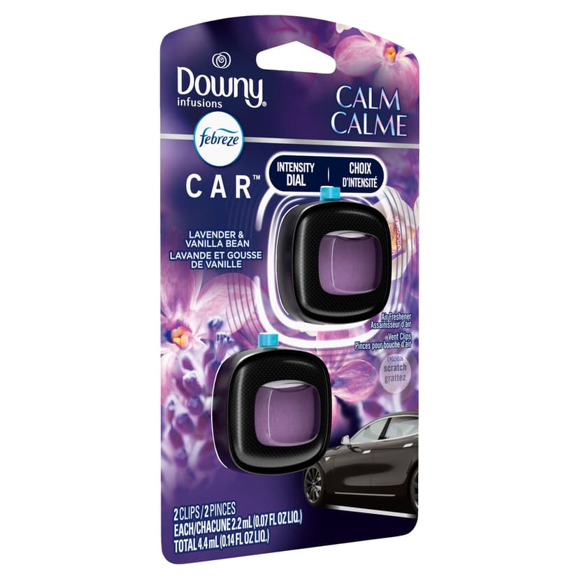 Febreze Downy Calm Vent Clip Air Freshener, 2-pk