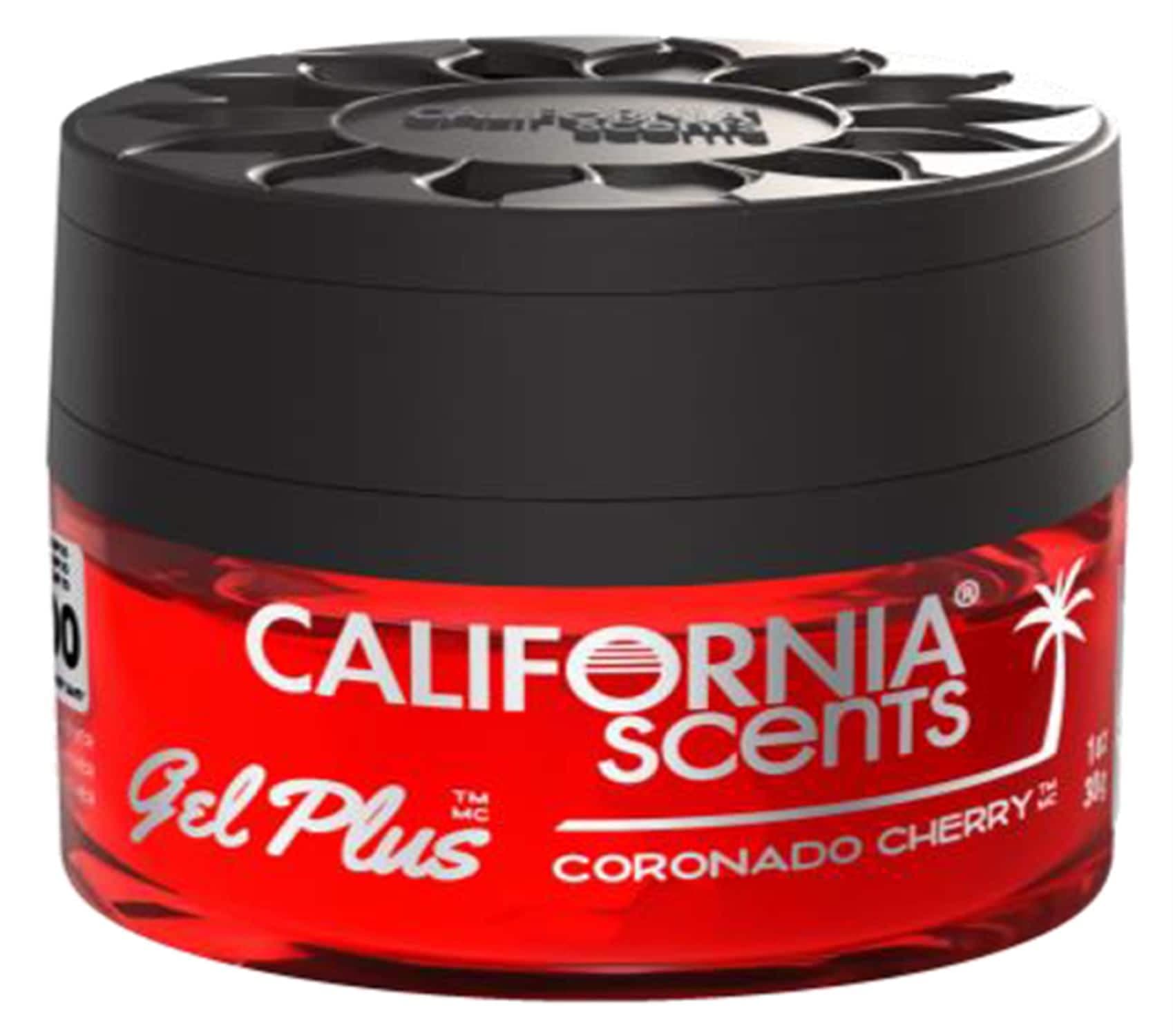 California Scents Car Air Freshener Gel Plus Jar, Coronodo Cherry