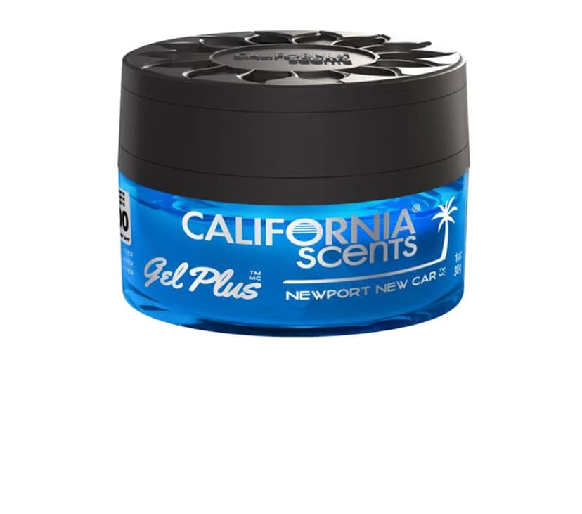 California Scents Car Air Freshener Gel Plus Jar, Newport New Car