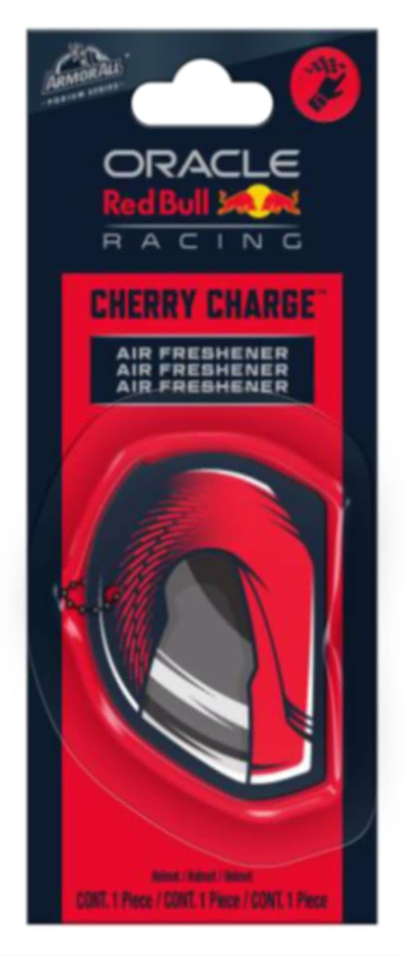 Armor All Podium Series Hanging Helmet Car Air Freshener, Cherry Charge