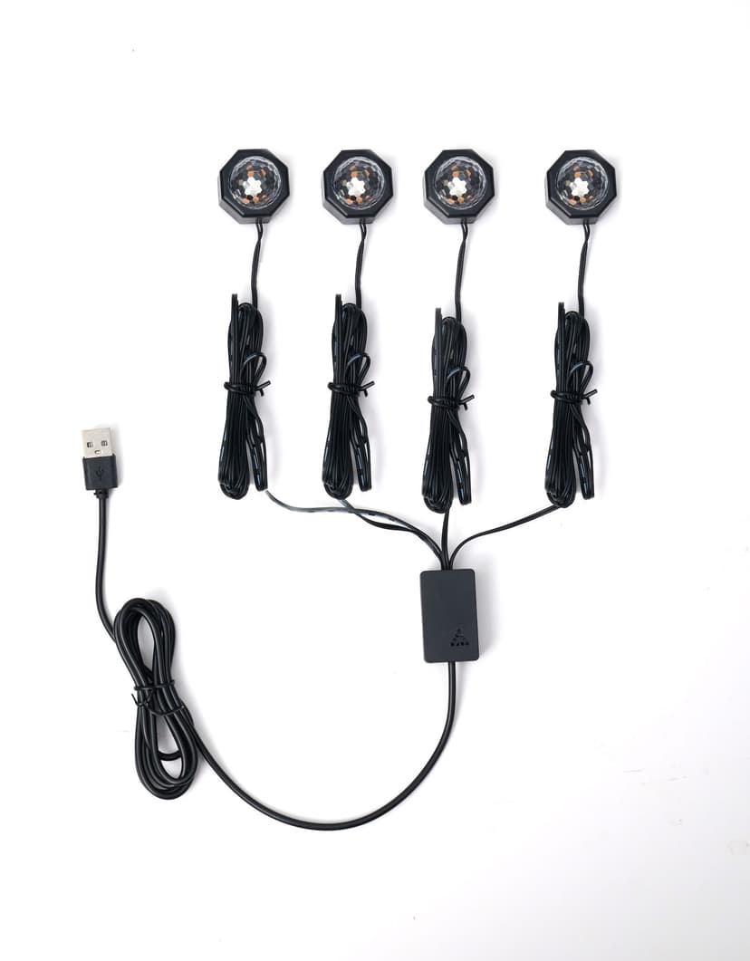 Stallion Sound Activated Car Accessory USB-Powered Party Light