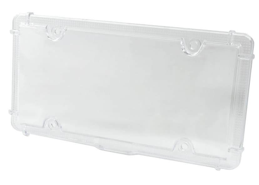 AutoTrends Premium Weatherproof Clear License Plate Protector