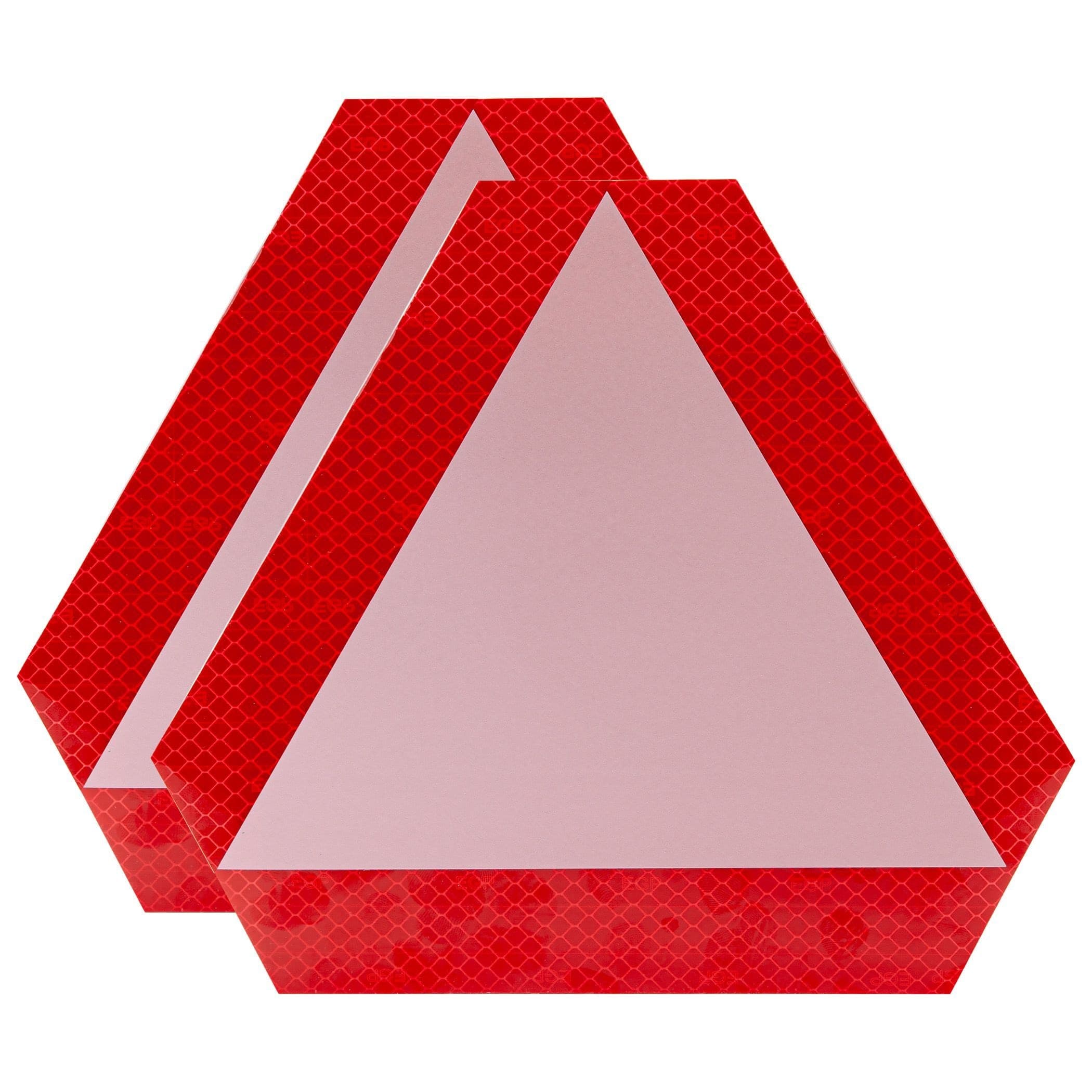 AutoTrends Slow Moving Vehicle Sign Decal, Weather-Resistant, 2-pk