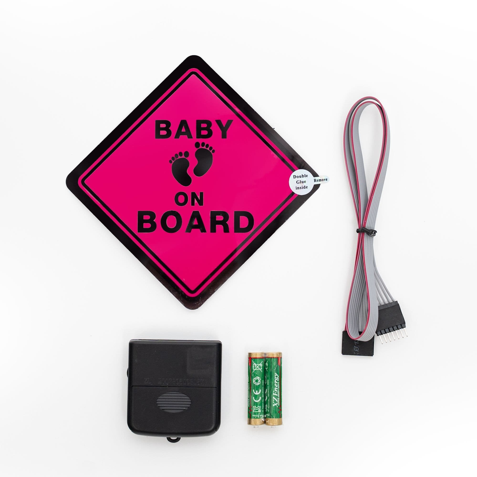 Alepna Light Up Baby on Board Car Safety Sign