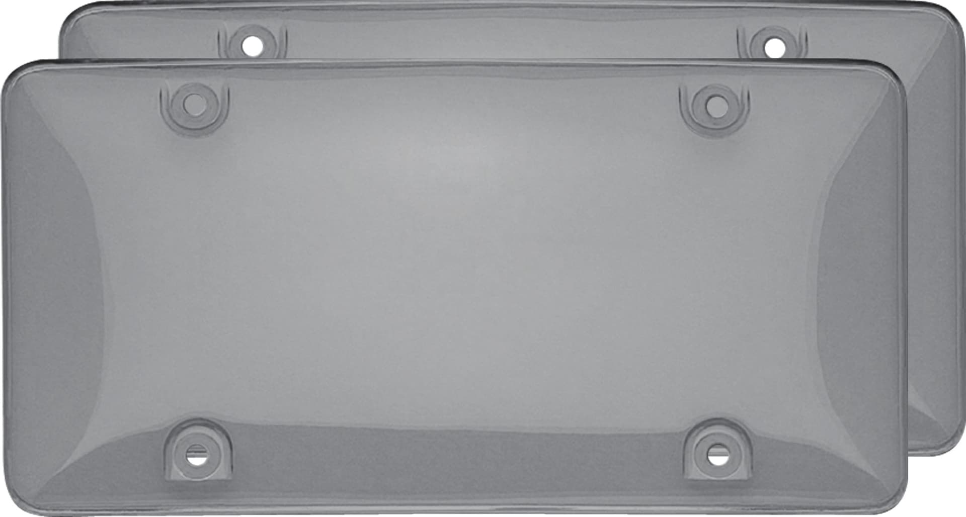 Cruiser Tuf Bubble Smoke License Plate Frame, 2-pk for Offroad/Showroom Use Only