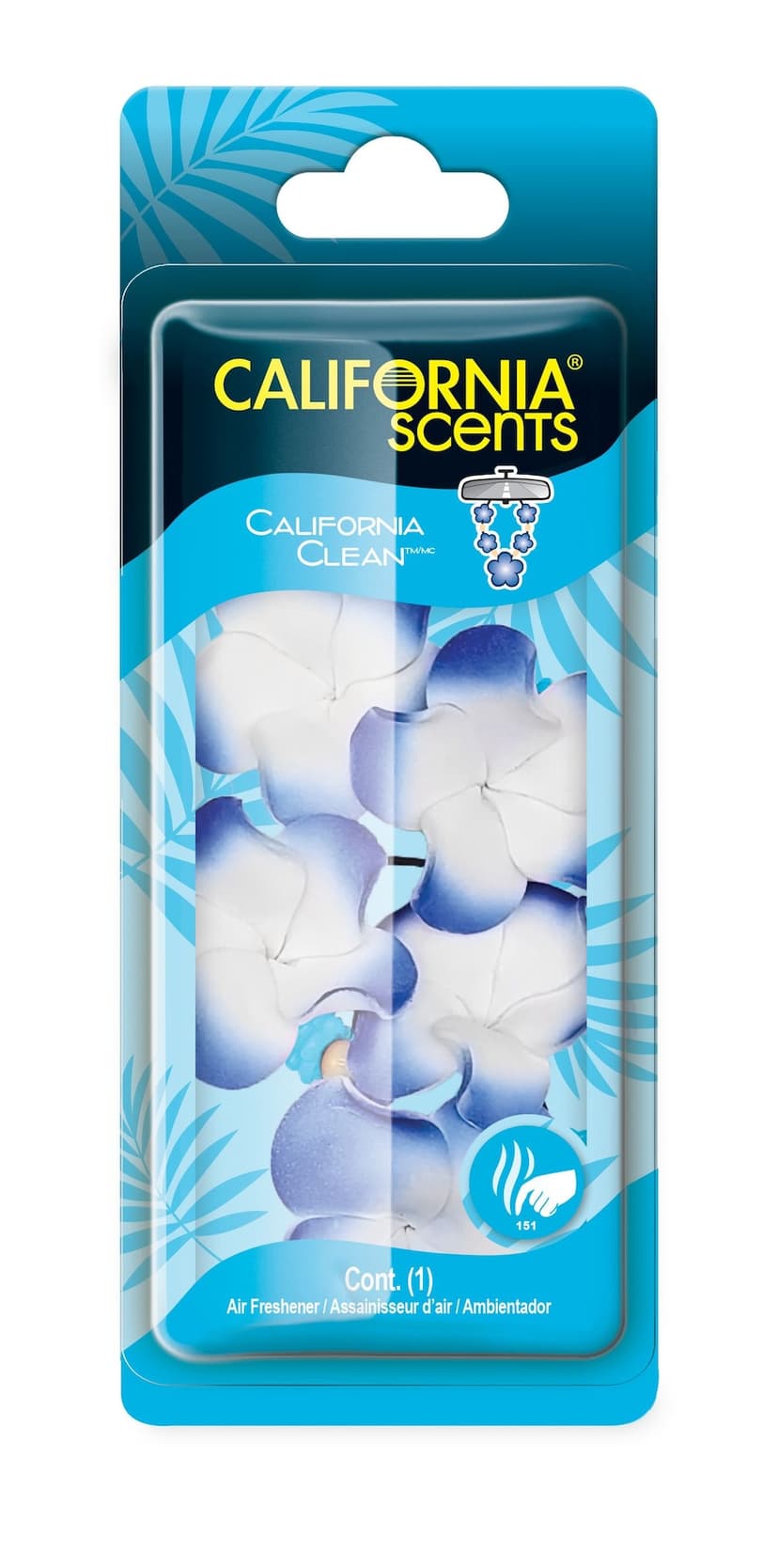 California Scents Lei Air Freshener, California Clean