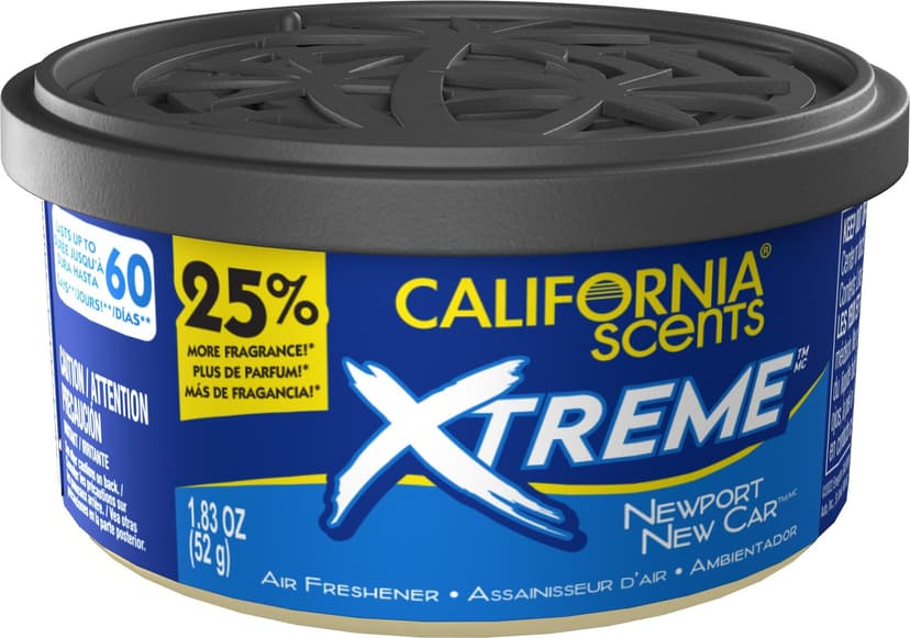 California Scents Xtreme Can Air Freshener, Newport New Car