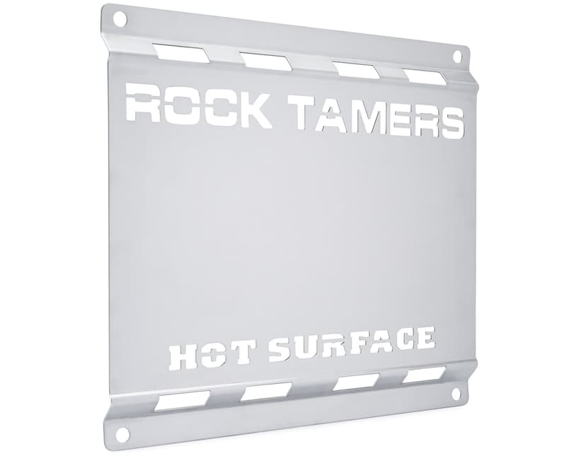 Rock Tamers Heat Shield, Stainless Steel