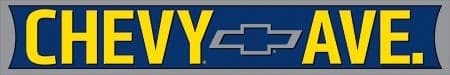 Chevy Avenue Decorative Metal Tin Sign