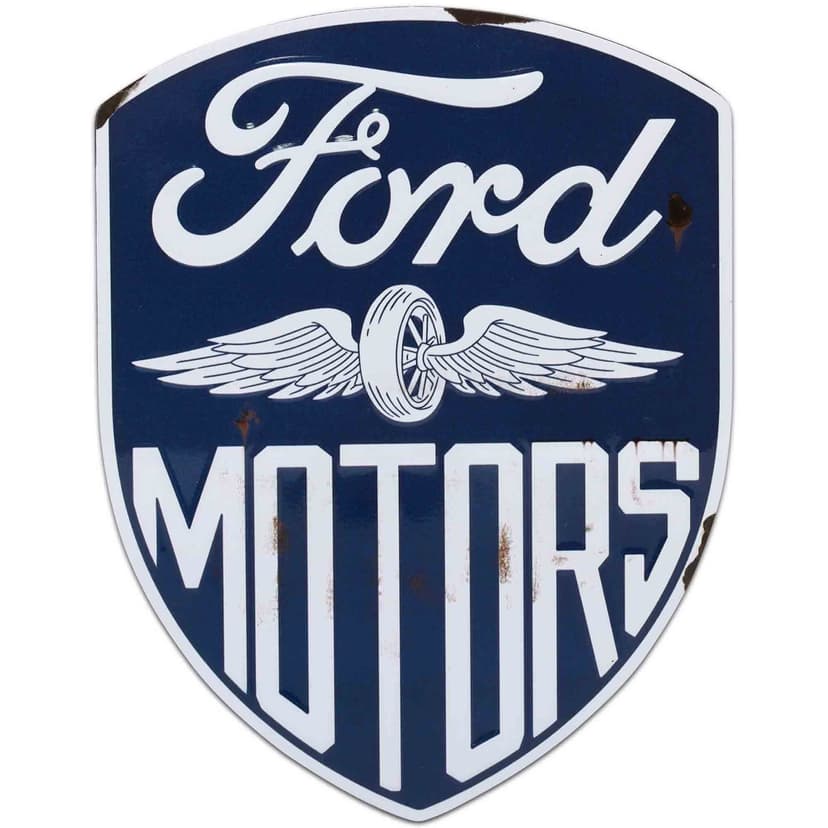 Ford Motors Embossed Metal Magnet