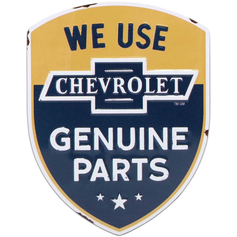 Chevrolet Embossed Metal Magnet
