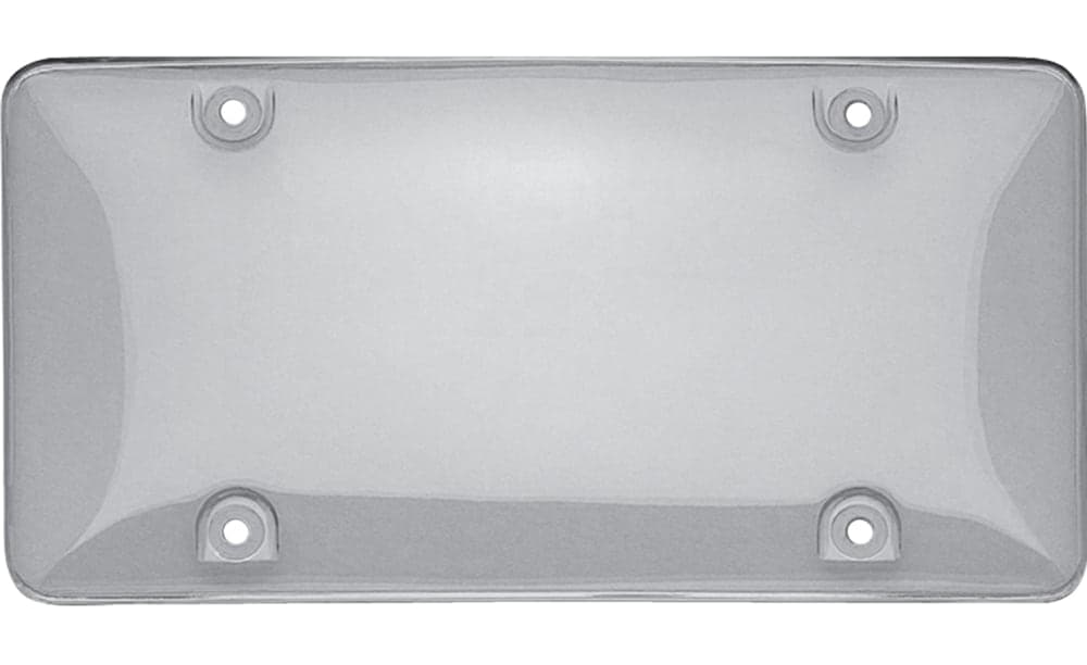 Clear Bubble Shield License Plate Frame